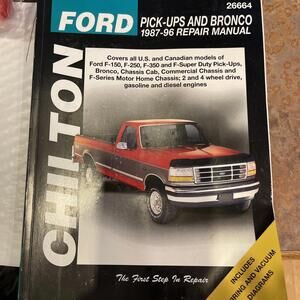 CHILTON CHI26664 TCC FORD PICKUPS AND BRONCO 87-96